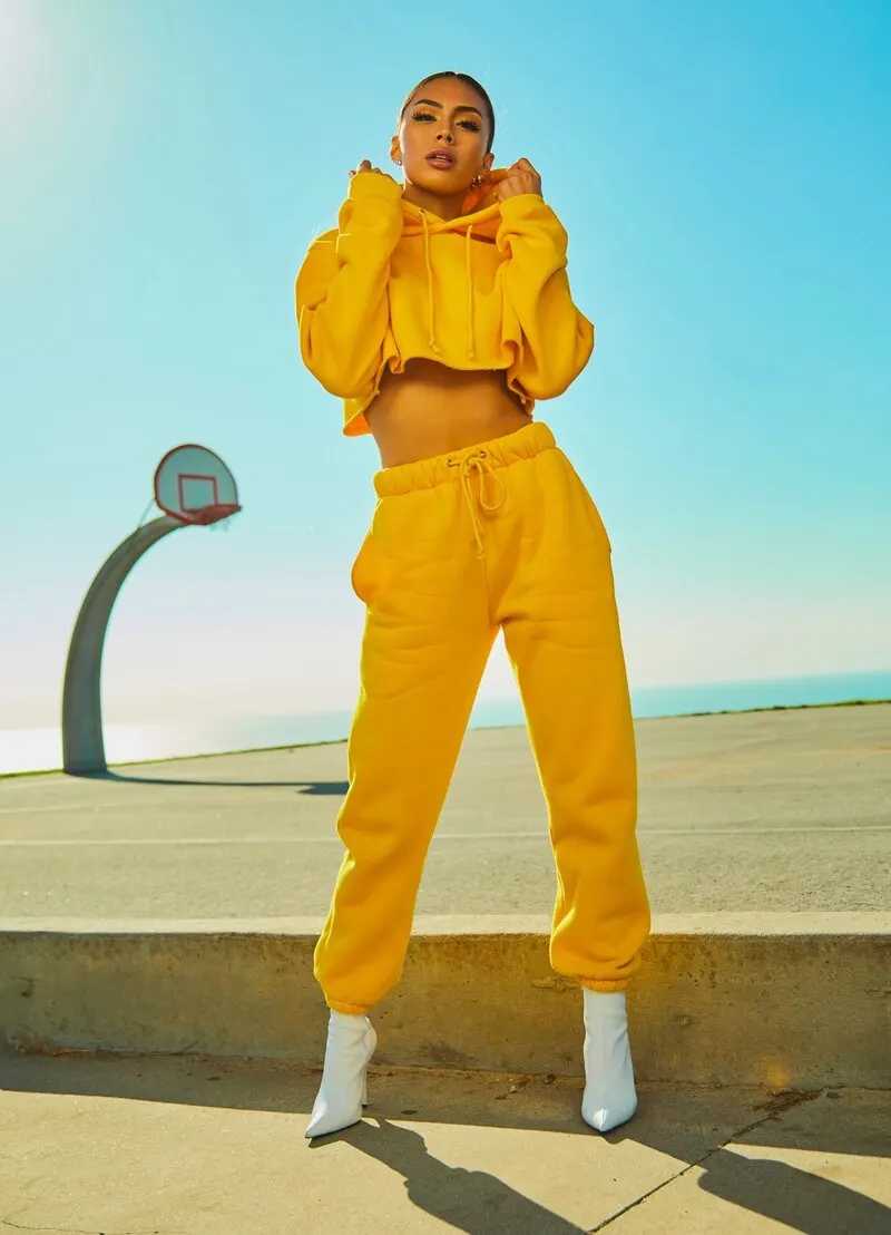 yellow jumpsuit